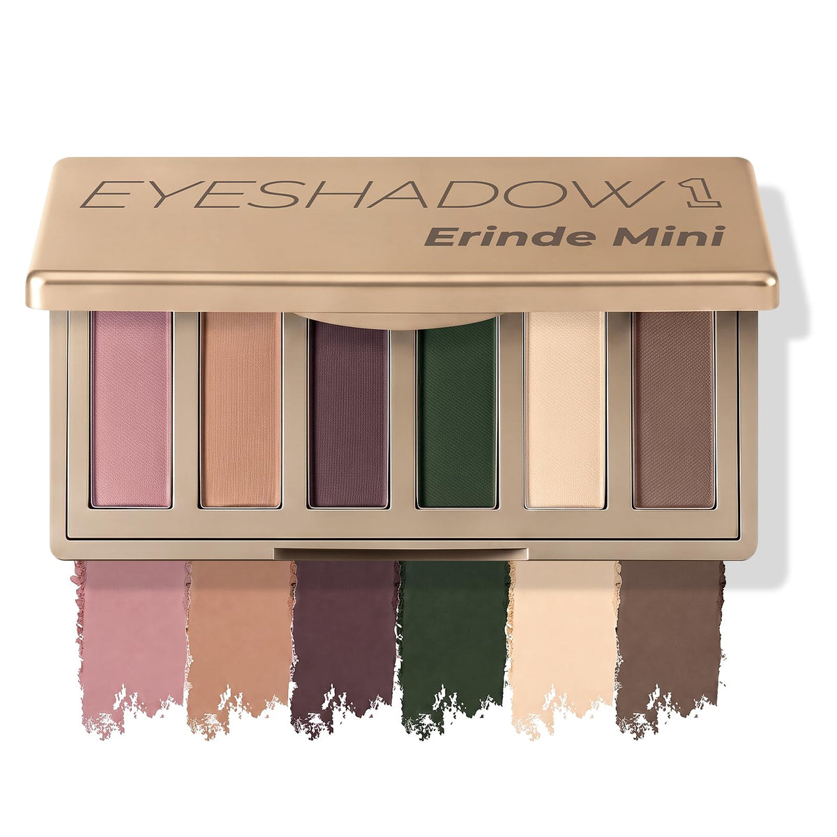 Erinde 10 Colors Matte Eyeshadow Palette, Grey Taupe Mavue Nude Eye Shadow for Older Women, Ultra Blendable Cool Toned Neutral Smokey Eye Shadow Palettes, Long Lasting Natural Smooth Texture, Cement