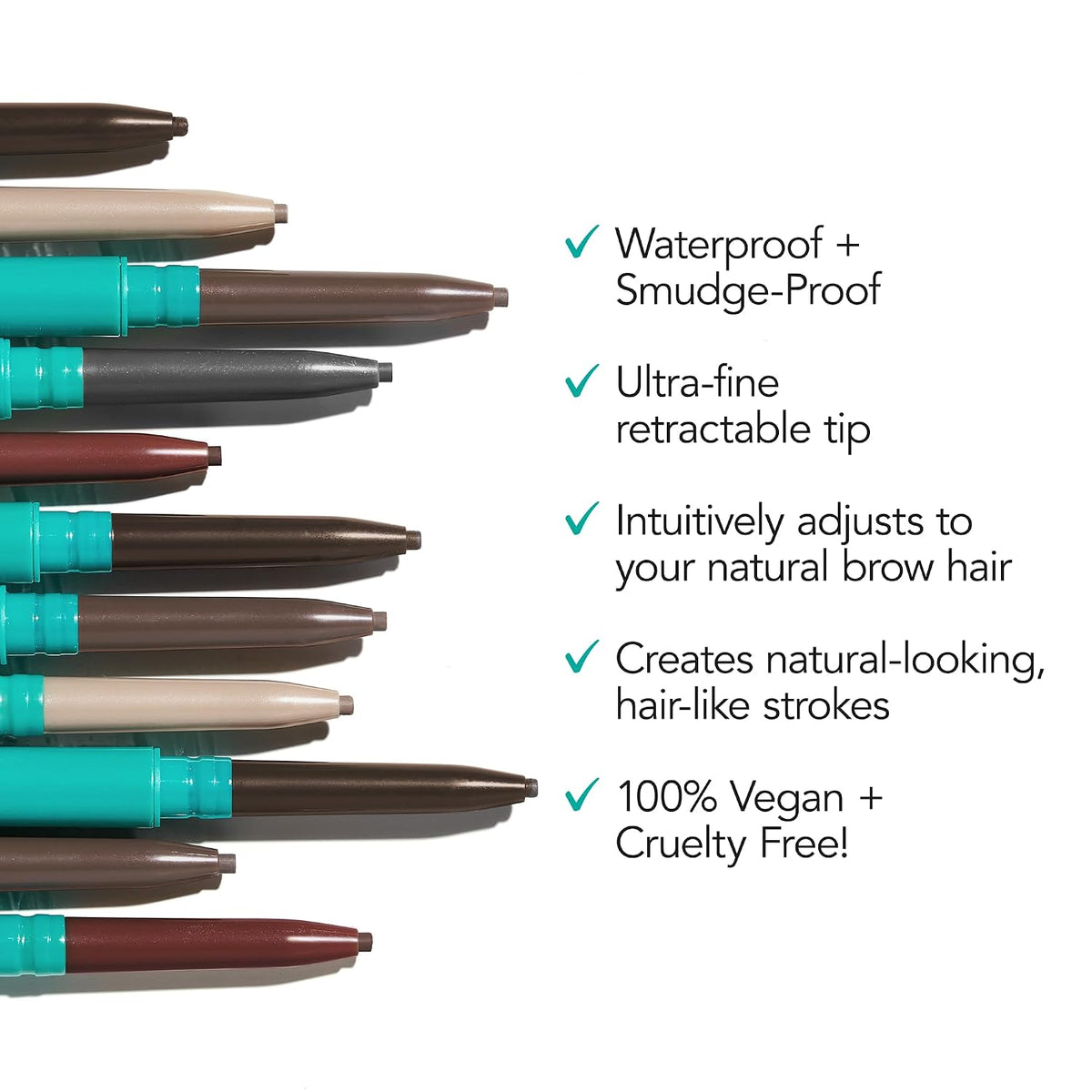 Thrive Causemetics Infinity Waterproof Eyebrow Pencil, Taupe Shade