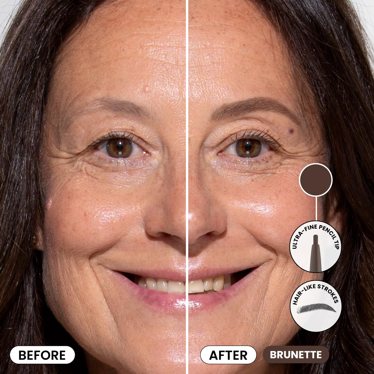 Prime Prometics PrimeBrow Pencil for Mature Women (Brunette)