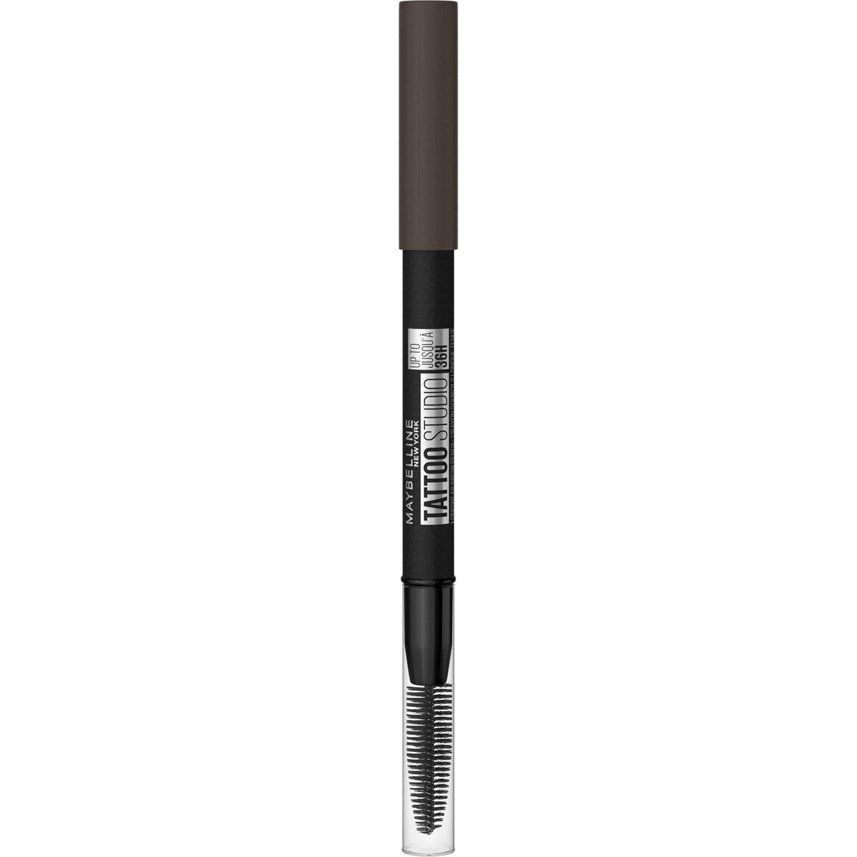 Maybelline TattooStudio Waterproof Eyebrow Pencil, Sharpenable, Longwear, Long Lasting, Pigmented Eyebrow Pencil for Defined Brows, Deep Brown, 1 Count