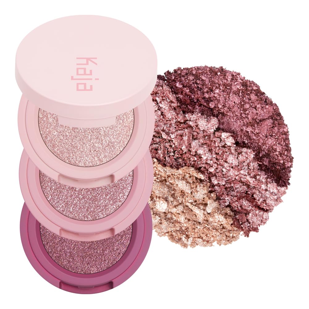 Kaja Beauty Bento Bouncy Eyeshadow Trio - Sandy Brown (13 Velvet Dream)