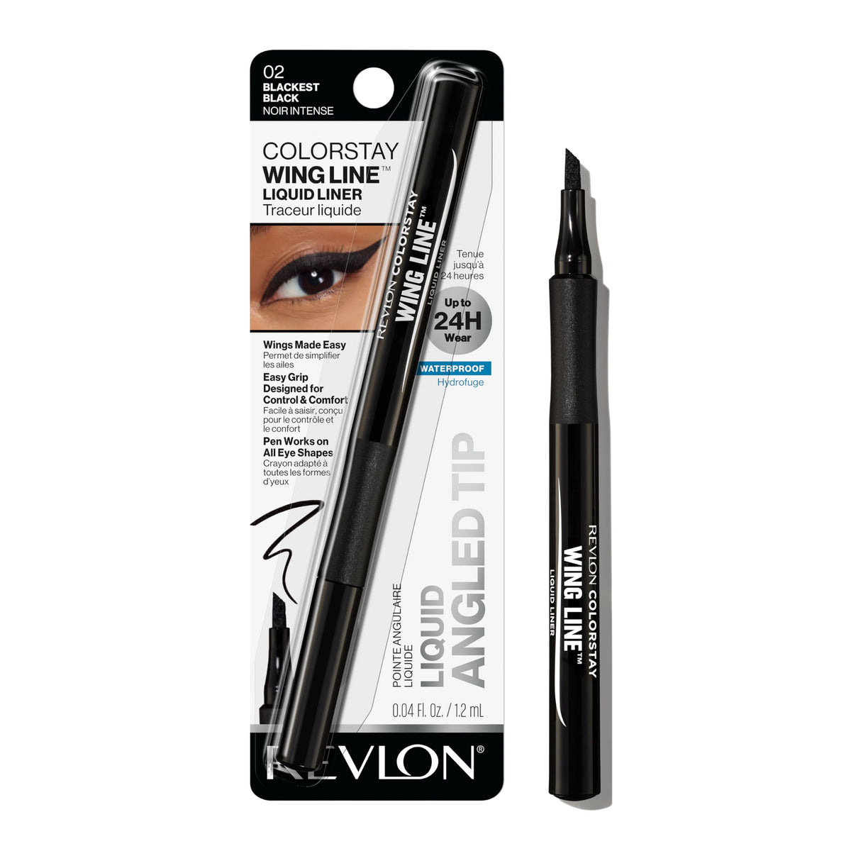 Revlon ColorStay Sharp Line Liquid Eyeliner, Blackest Black, 0.04 fl oz
