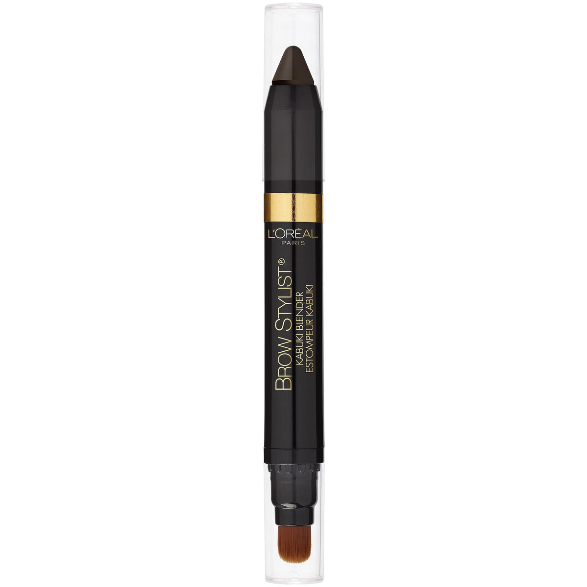 L'Oreal Paris Brow Stylist Kabuki Blender Brow Crayon, Brunette, 0.05 oz.