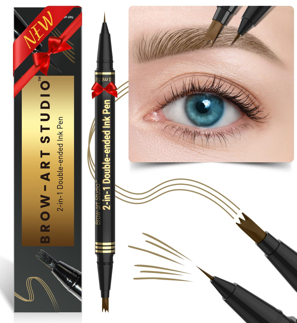 iMethod Dual-Ended Eyebrow Pen for Natural-Looking Brows, Light Brown
