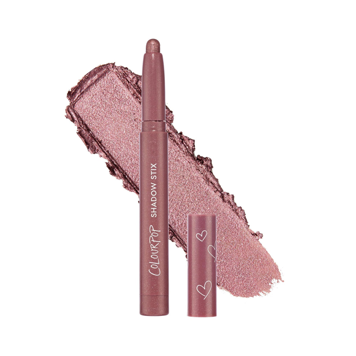 ColourPop Shadow Stix - Cream Eyeshadow Stick with Long-Lasting Color - Multi-Use Cream Makeup with a Built-In Sharpener & Precise Tip for Easy Application - Socialite (0.05 oz)