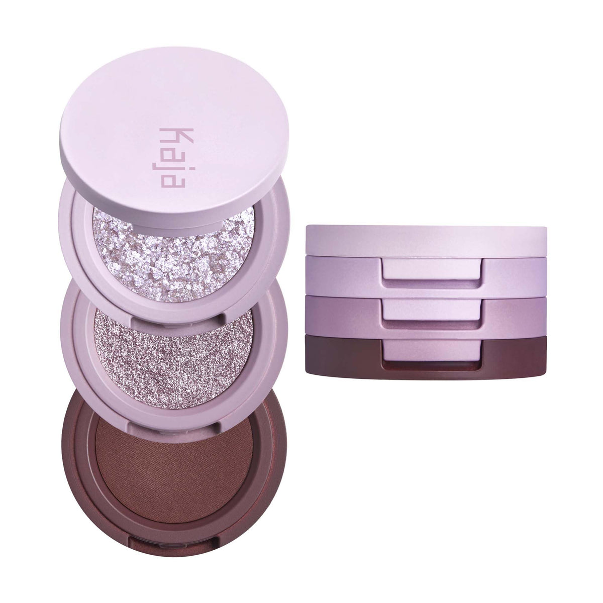 Kaja Beauty Bento Bouncy Eyeshadow Trio - Sandy Brown (13 Velvet Dream)
