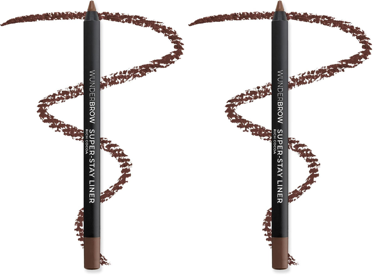 Wunderbrow Super Stay Eyeliner Pencil, Waterproof and Smudge-Proof, Shade: Intense Noir