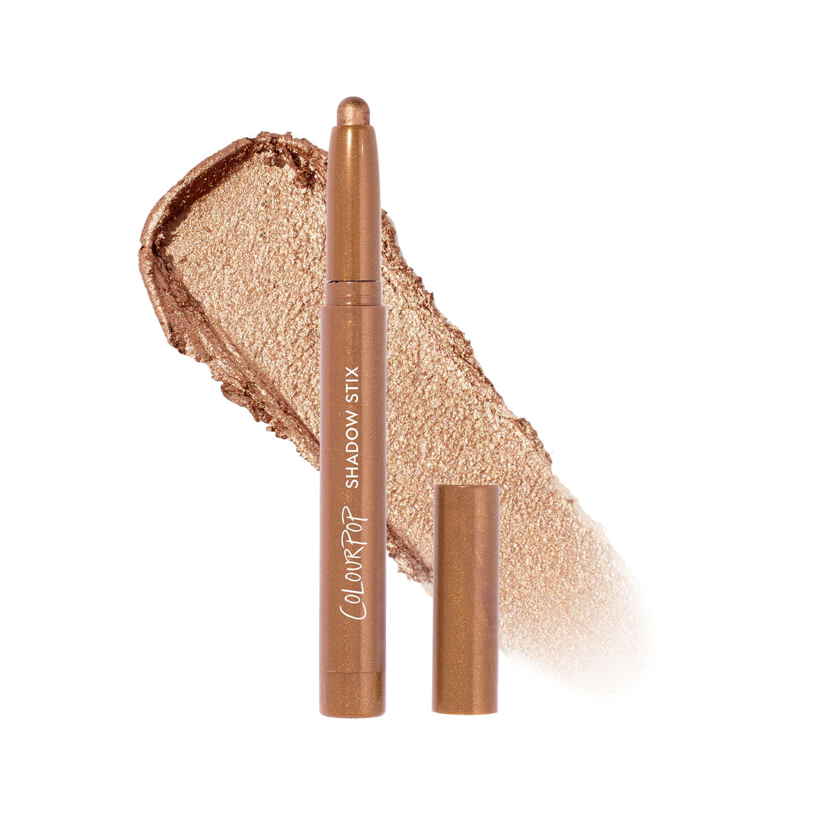 ColourPop Shadow Stix - Cream Eyeshadow Stick with Long-Lasting Color - Multi-Use Cream Makeup with a Built-In Sharpener & Precise Tip for Easy Application - Socialite (0.05 oz)
