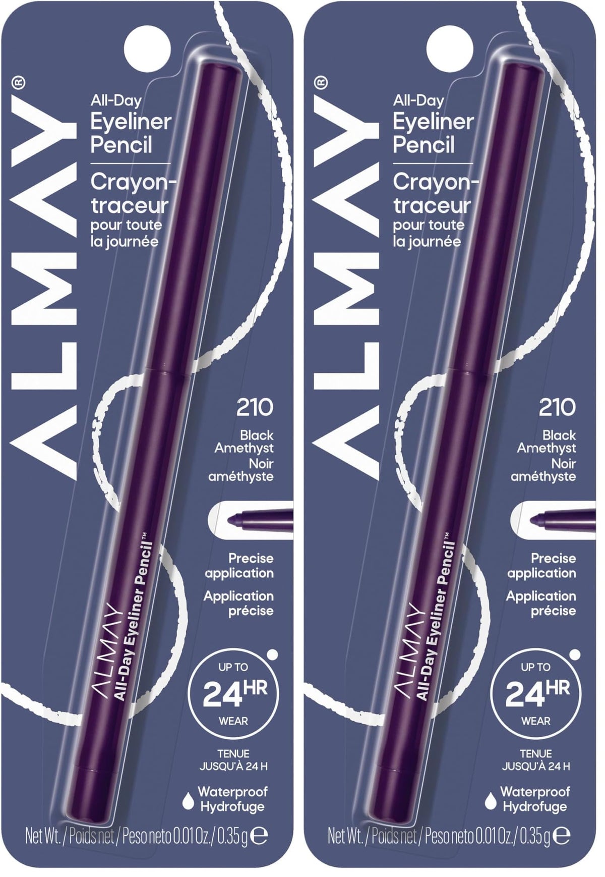 Almay All-Day Eyeliner Pencil, 205 Black, 0.01 oz