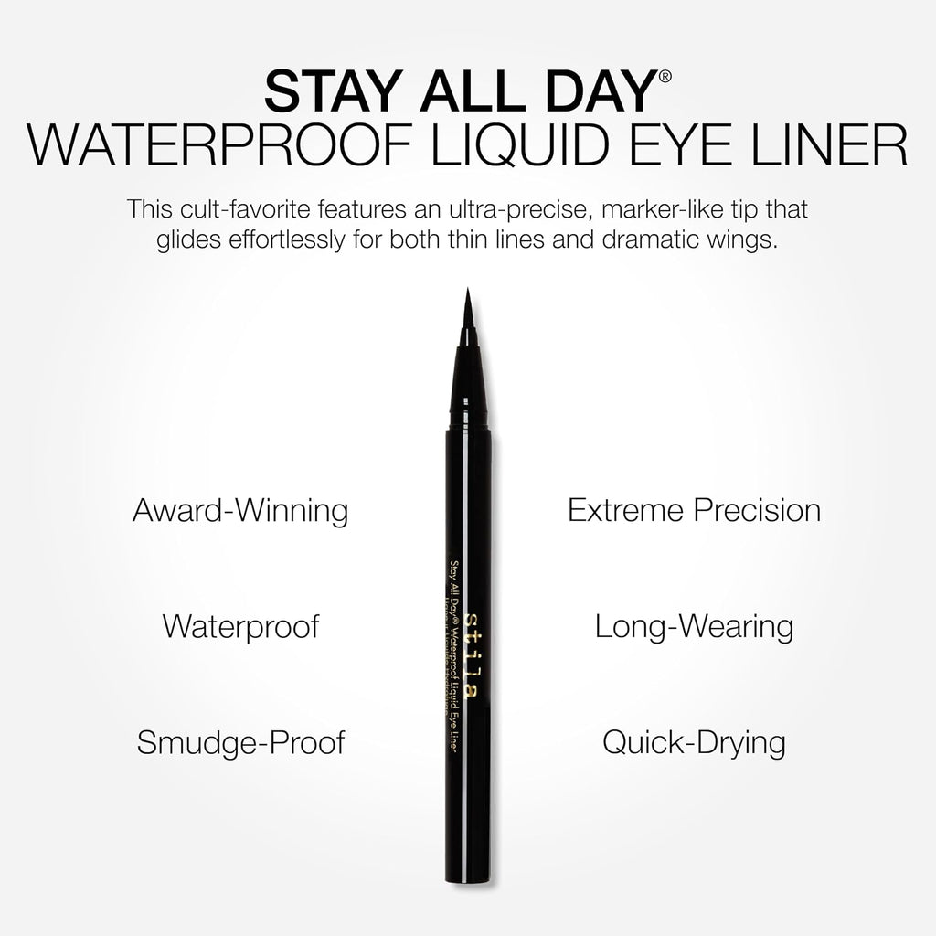 stila Stay All Day Waterproof Liquid Eye Liner, Micro Tip