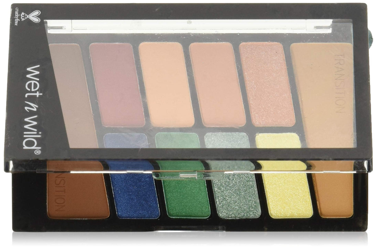 wet n wild Color Icon 10-Pan Eyeshadow Makeup Palette, Brown Nude Awakening, Long Lasting, Shimmer, Metallic, Glittery, Matte, Rich Smooth Pigment, Cruelty Free