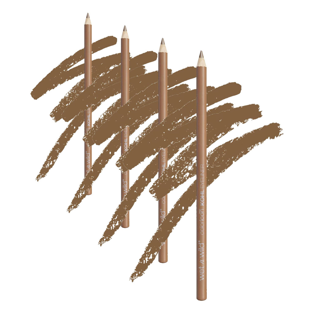wet n wild Color Icon Kohl Eyeliner Pencil, Rich Hyper-Pigmented Color, Smooth Creamy Application, Long-Wearing Matte Finish Versatility, Cruelty-Free - Simma Brown Now! (Packaged)