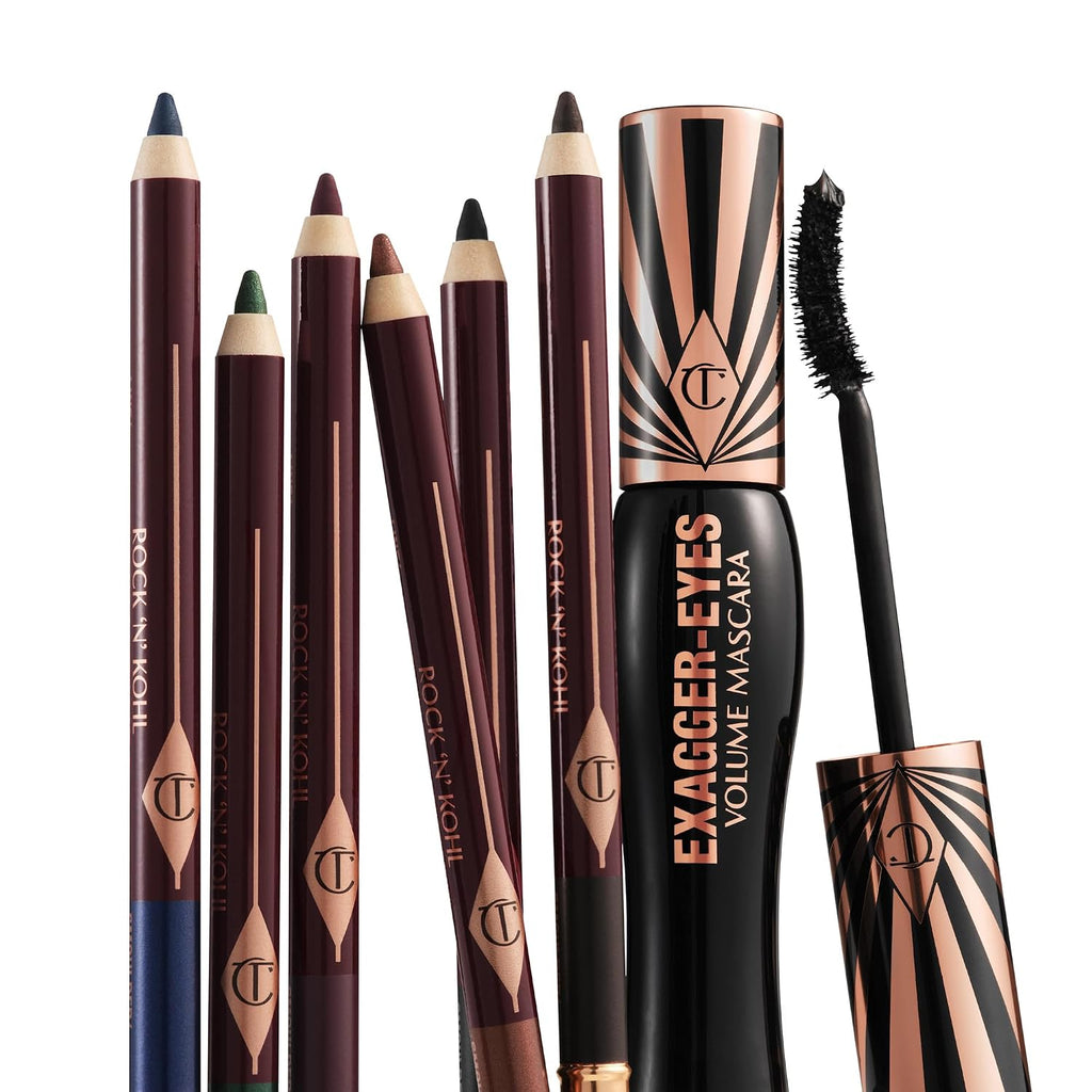Charlotte Tilbury Rock 'N' Kohl Eyeliner Pencil - Waterproof Eyeliner with a Precision Smudger Tip - Infused with an Enhanced Kajal Formula for Sultry, Smokey Eyes
