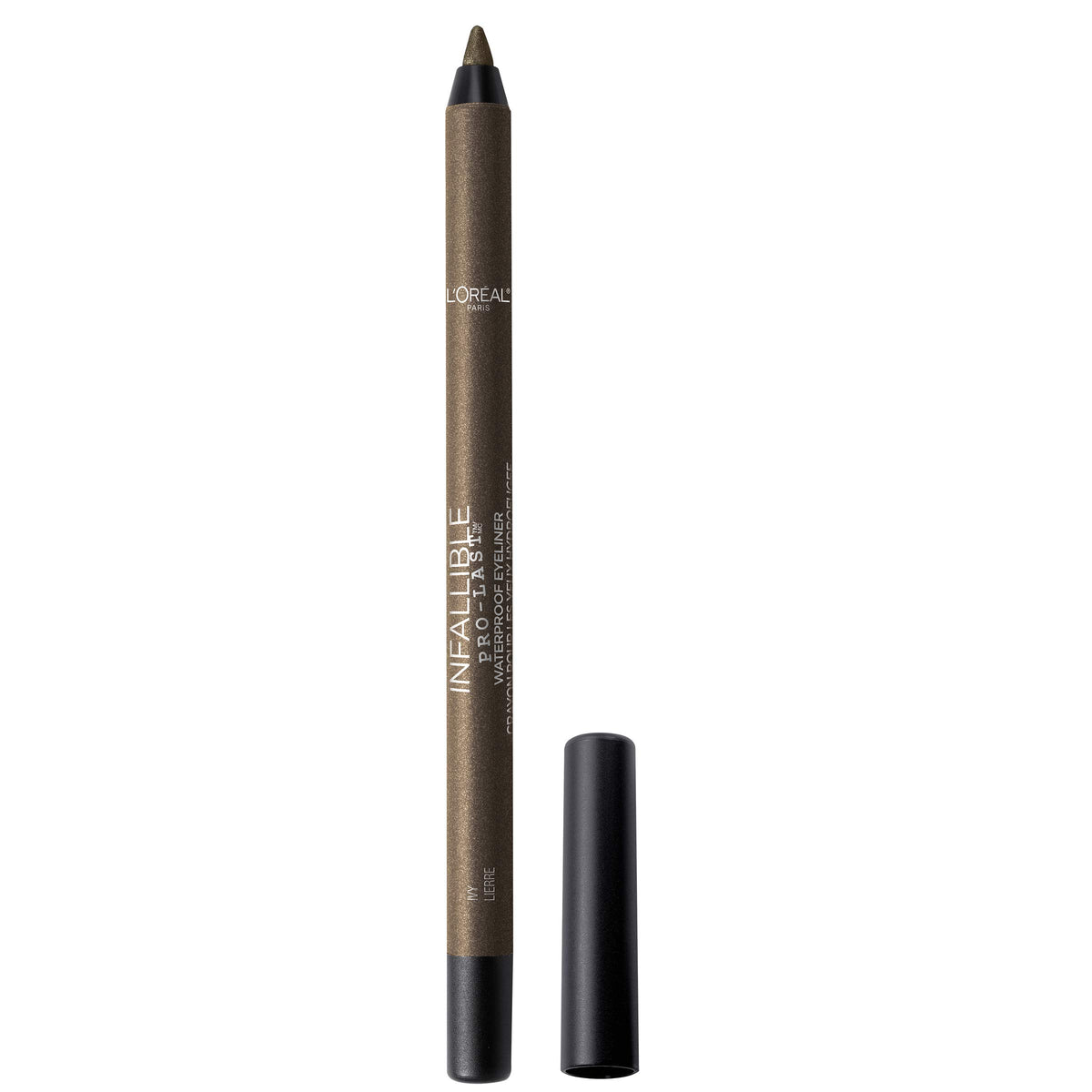 L'Oreal Paris Infallible Grip Mechanical Gel Eyeliner Pencil, Smudge-Resistant, Waterproof Eye Makeup with Up to 36HR Wear, Brown Denim, 0.01 Oz