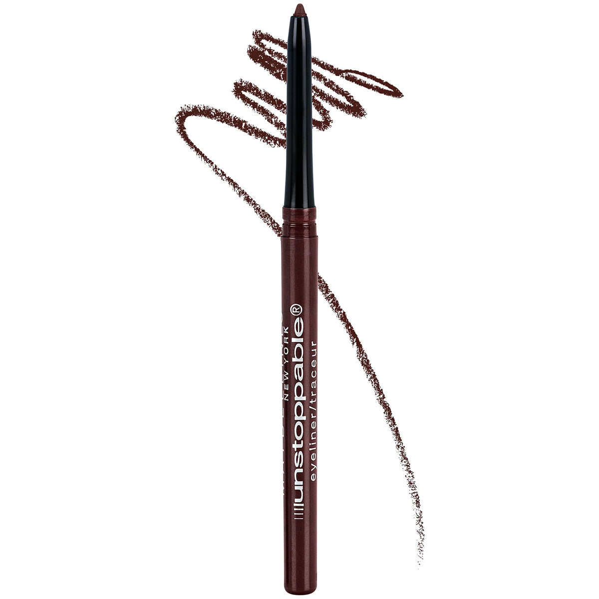 Maybelline Unstoppable Waterproof Mechanical Grey Eyeliner Pencil, Easy to Apply, Smooth Glide, Up to 24 Hour Wear, Pewter