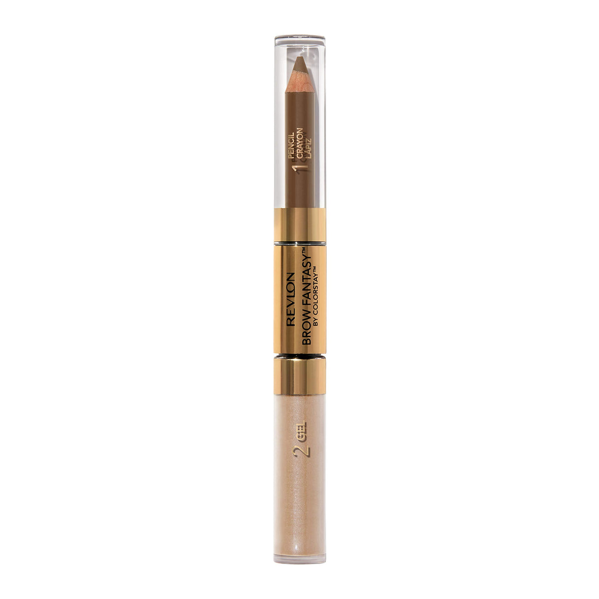 Revlon ColorStay Brow Fantasy Pencil & Gel, 002 Soft Brown