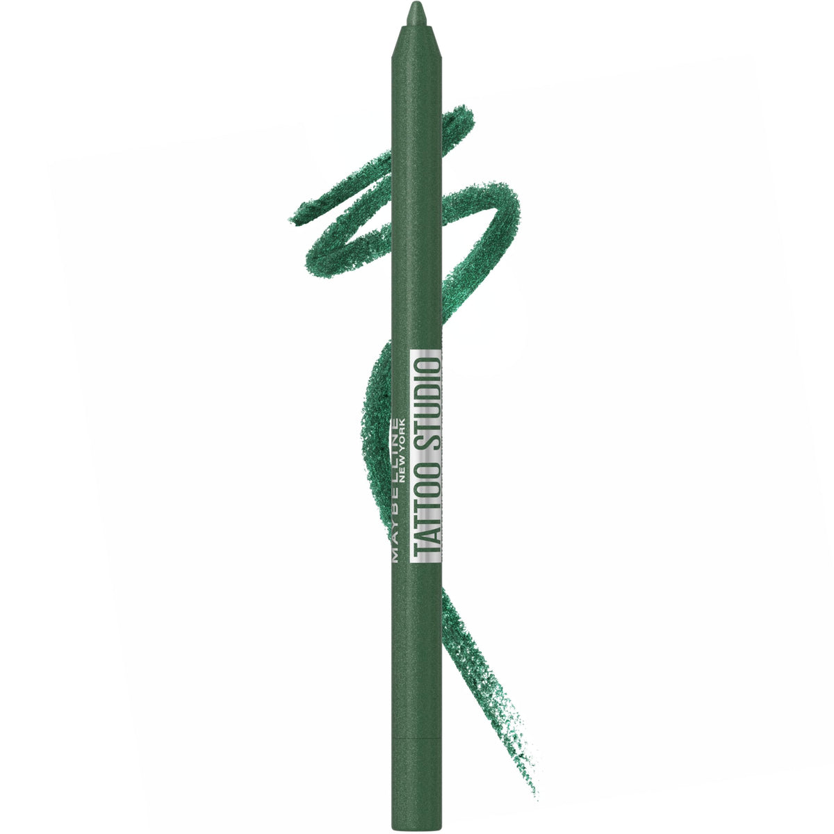 Maybelline TattooStudio Long-Lasting Sharpenable Eyeliner Pencil, Glide on Smooth Gel Pigments with 36 Hour Wear, Waterproof, Bold Brown, 1 Count