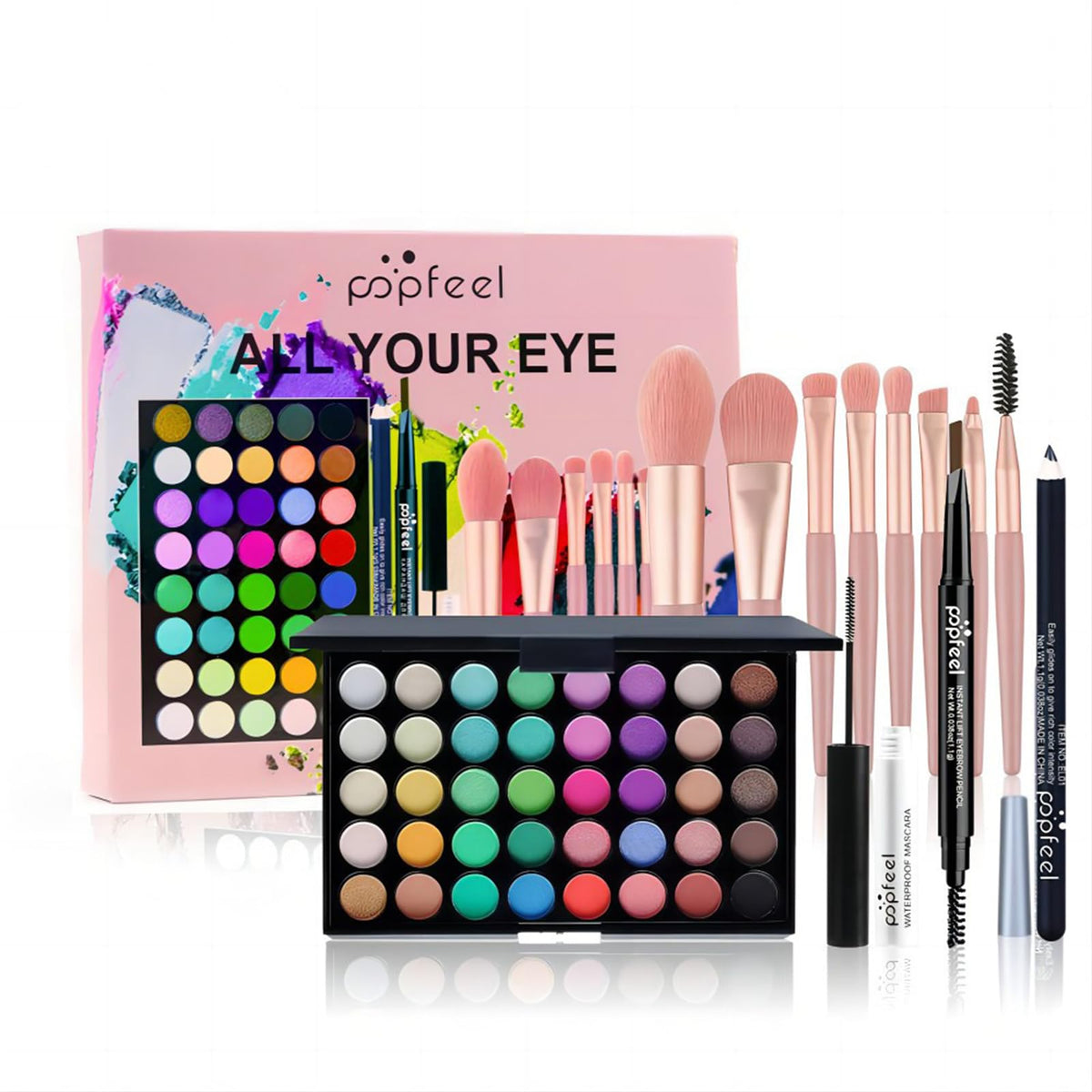 99 Colors Eyeshadow Palette, Colorful Eyeshadow Palette, Professional Matte Shimmer Glitter Rainbow Makeup Pallet, Colorful Long Lasting Highly Pigmented Eye Shadow Gifts Mother's Day for Women