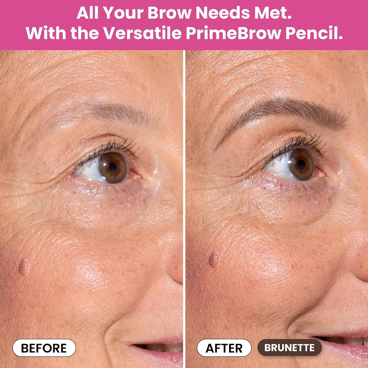 Prime Prometics PrimeBrow Pencil for Mature Women (Brunette)
