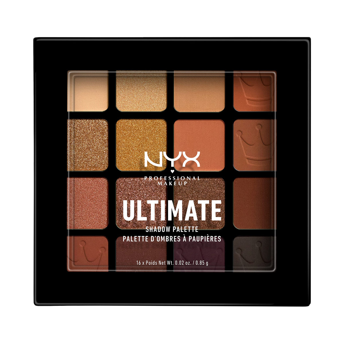 NYX PROFESSIONAL MAKEUP, Ultimate Shadow Palette, Eyeshadow Palette - Vintage Jean Baby