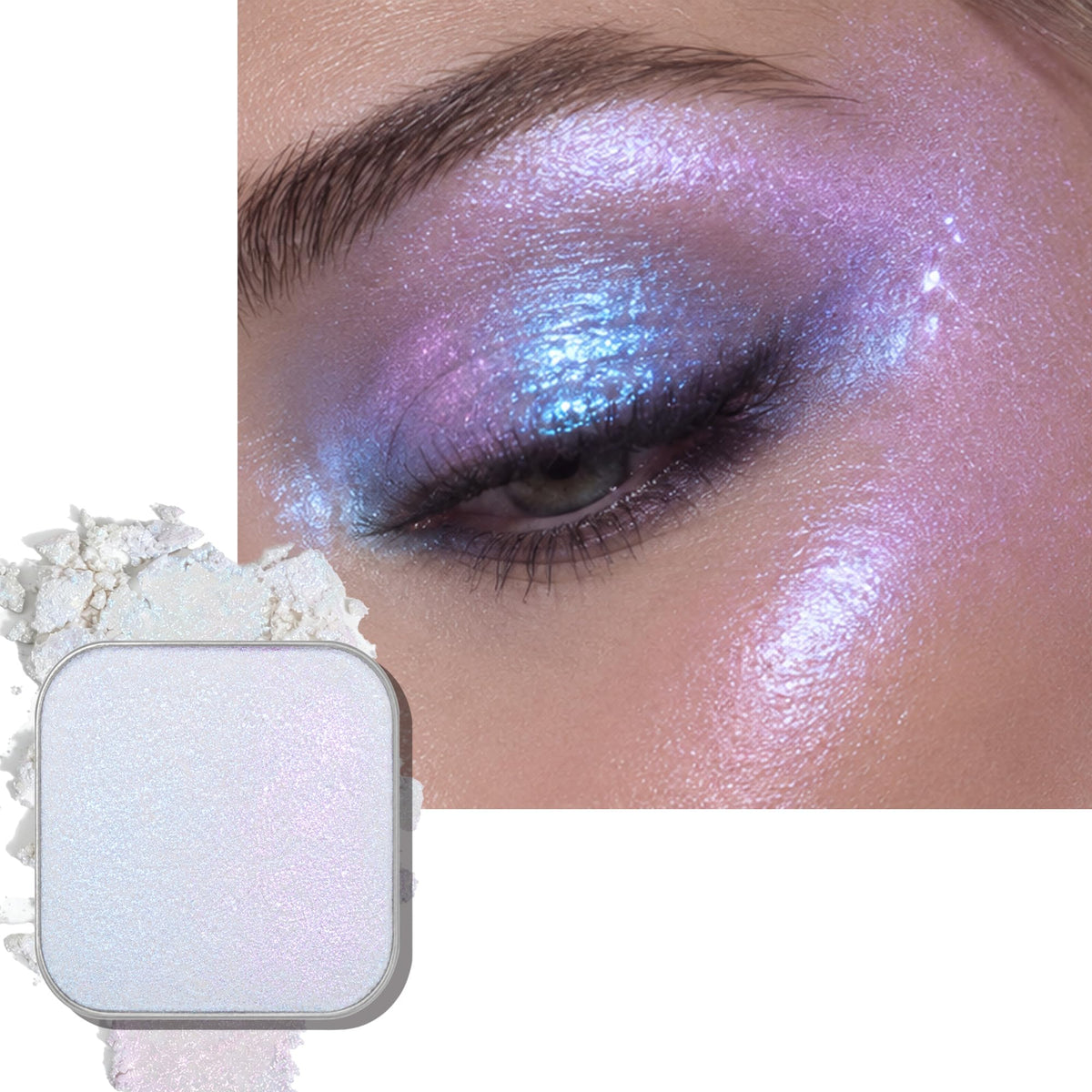 Chameleon Duochrome Eyeshadow, Plum Mauve with Blue-Green Shift