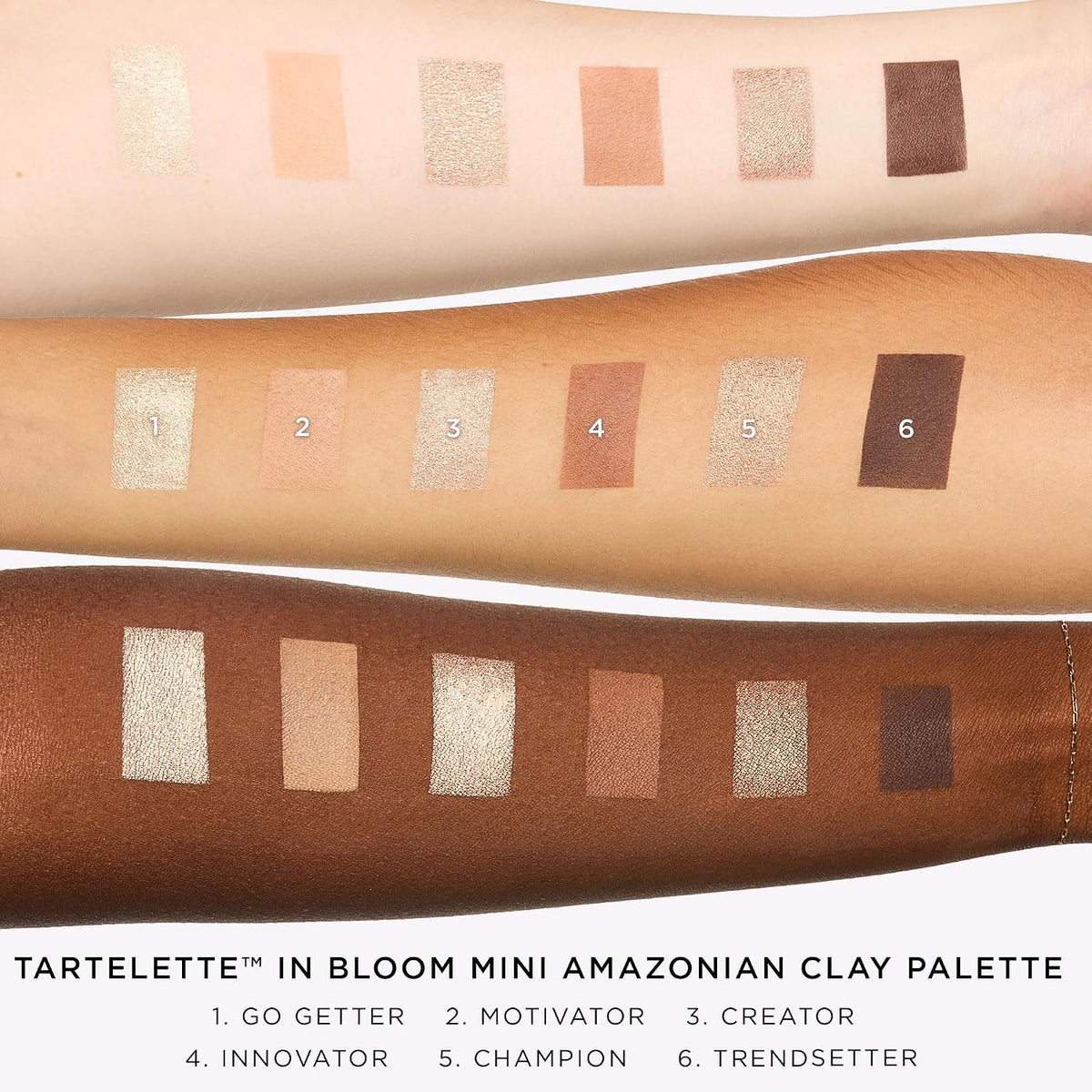 tarte tartelette in bloom mini Amazonian clay palette – Eyeshadow Palette with Shimmer & Matte Neutral Bronze Shades, Longwear Pigment, Blendable Lightweight Formula, Cruelty-Free