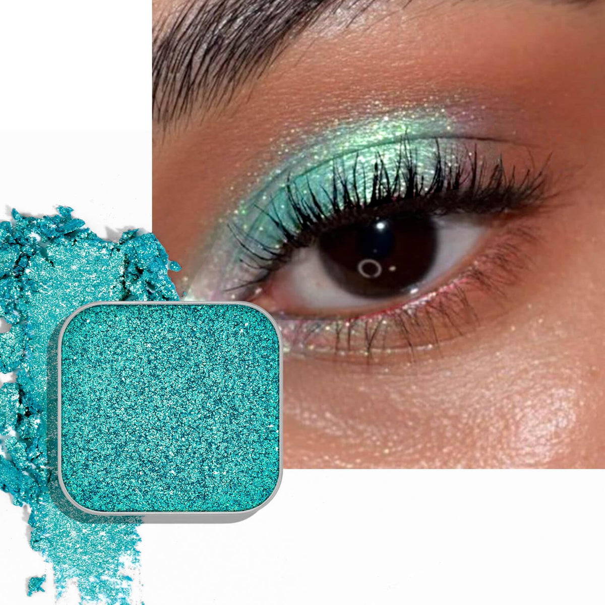 Chameleon Duochrome Eyeshadow, Plum Mauve with Blue-Green Shift
