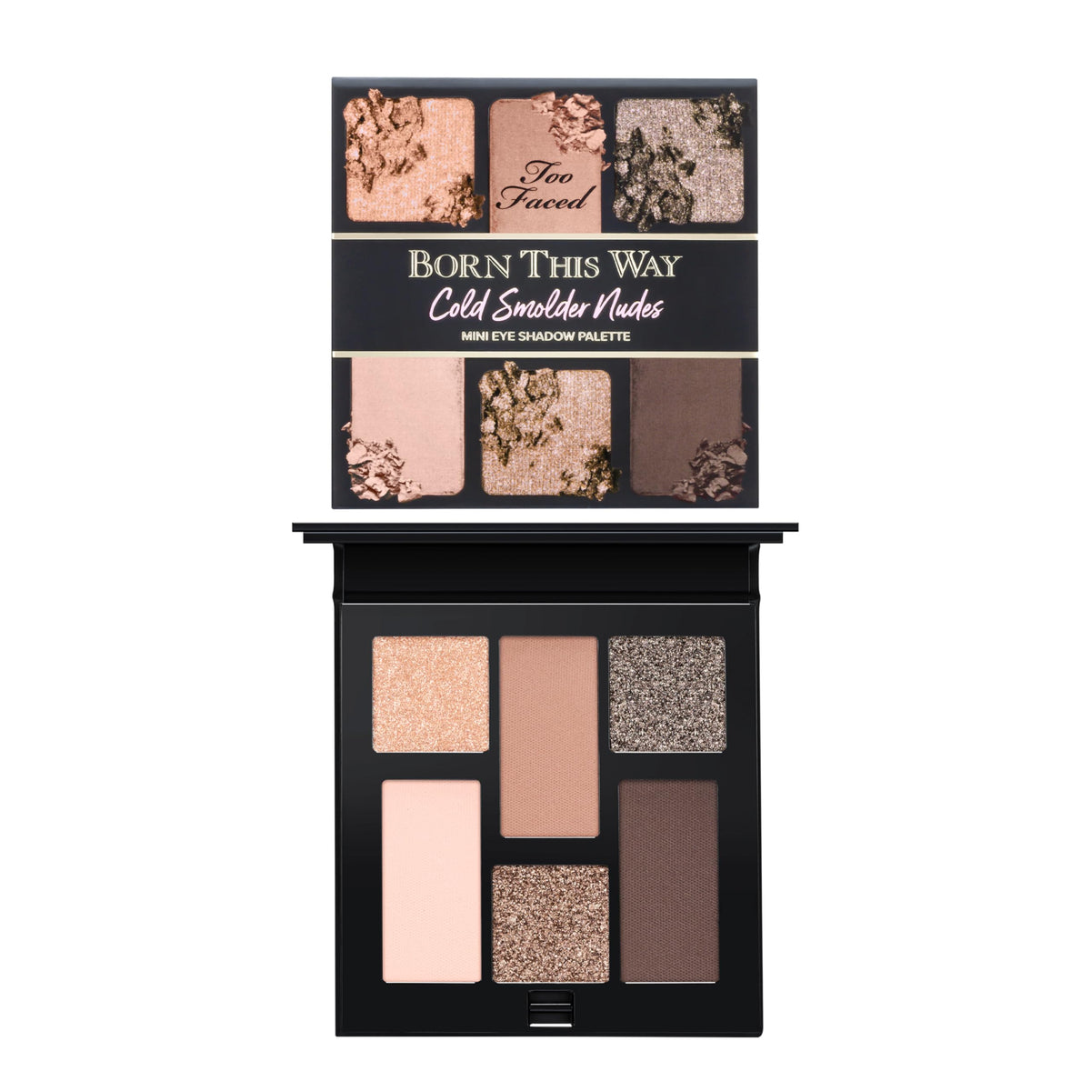 Too Faced Born This Way Natural Nudes Mini Eye Shadow Palette Makeup | Creamy, High Pigment Matte + Shimmer Shades, 0.2 Ounce