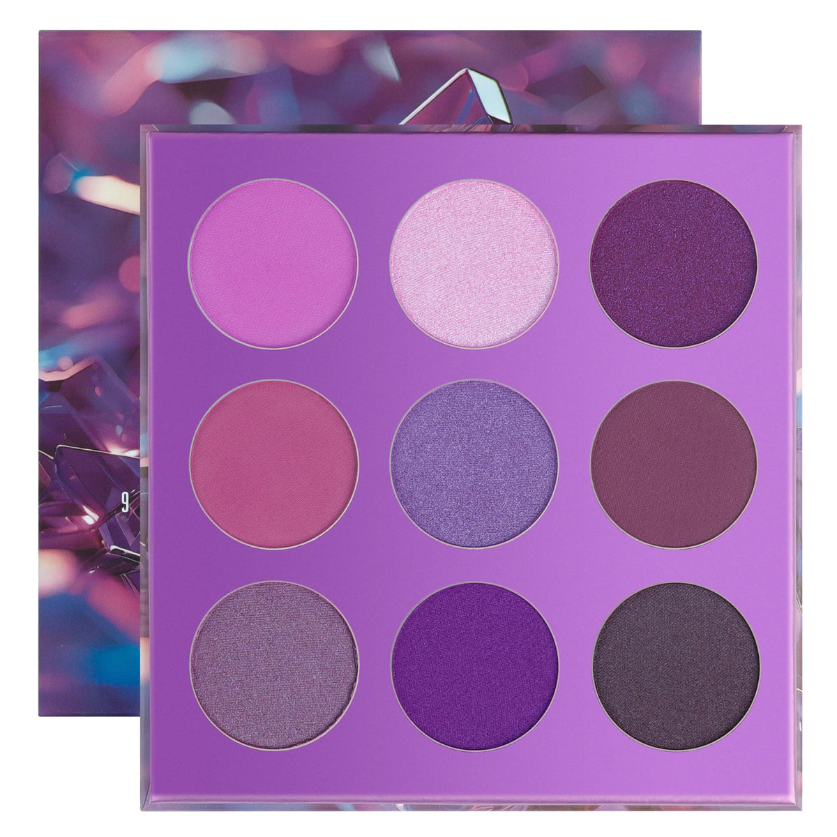 docolor Eyeshadow Palette 9 Colors Black Eyeshadow Gemstone Shadow Palette Highly Pigmented Mattes Shimmers Naked Smokey Glitter Cream Colorful Powder Blendable Long Lasting Waterproof Makeup Palette