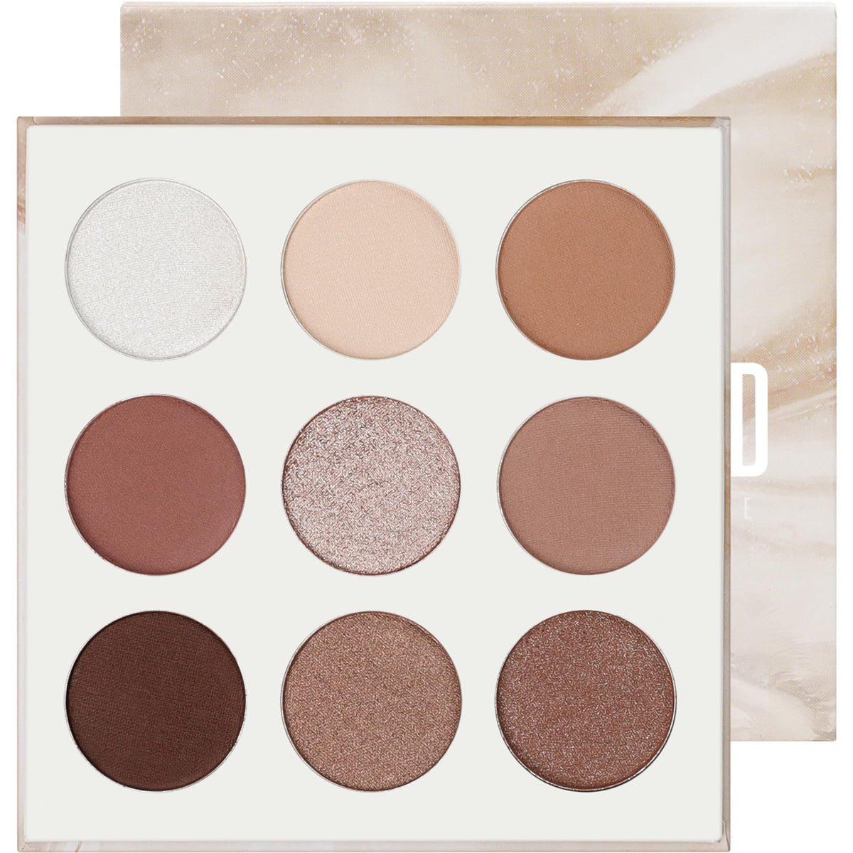 docolor Eyeshadow Palette 9 Colors Black Eyeshadow Gemstone Shadow Palette Highly Pigmented Mattes Shimmers Naked Smokey Glitter Cream Colorful Powder Blendable Long Lasting Waterproof Makeup Palette