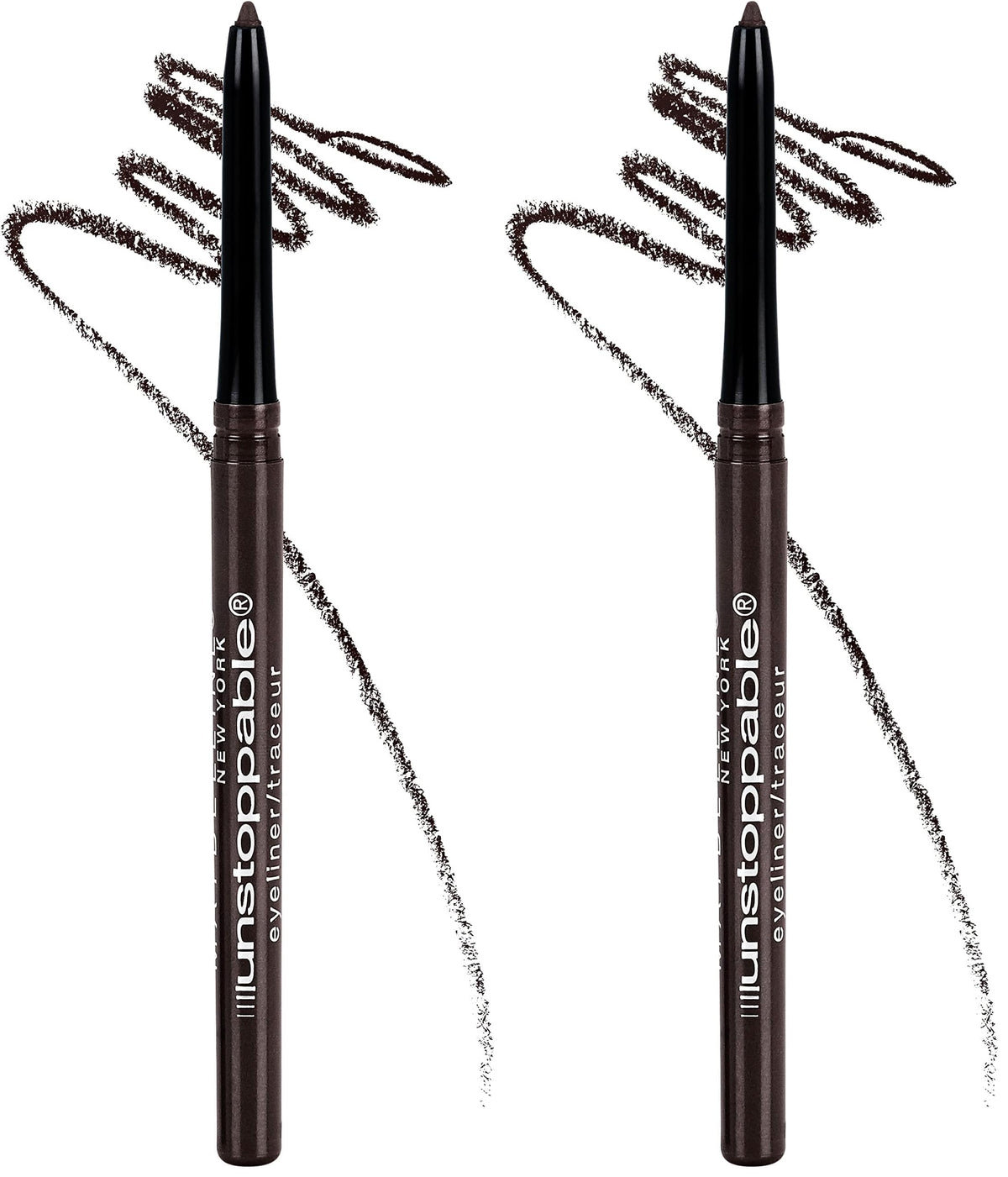 Maybelline Unstoppable Waterproof Mechanical Grey Eyeliner Pencil, Easy to Apply, Smooth Glide, Up to 24 Hour Wear, Pewter
