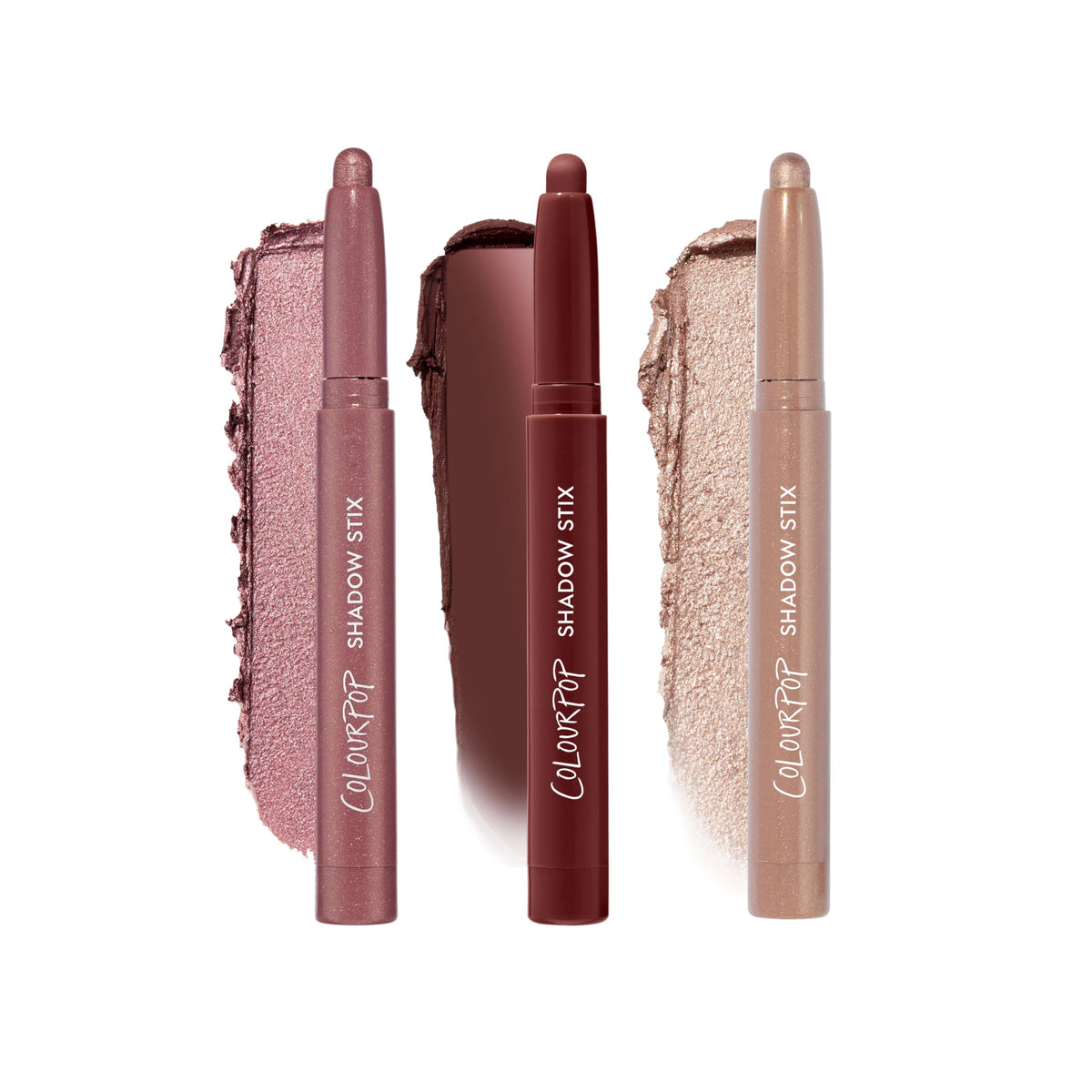 ColourPop Shadow Stix - Cream Eyeshadow Stick with Long-Lasting Color - Multi-Use Cream Makeup with a Built-In Sharpener & Precise Tip for Easy Application - Socialite (0.05 oz)