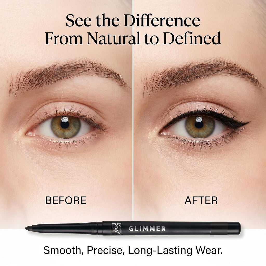 AVON Glimmer Cream Eyeliner - Blackest Black - 3 pack