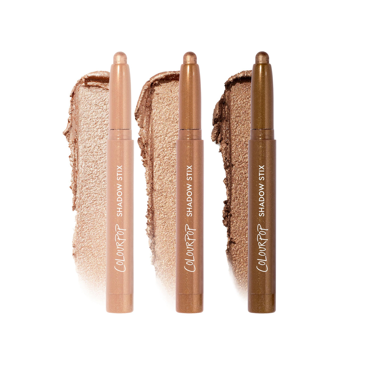 ColourPop Shadow Stix - Cream Eyeshadow Stick with Long-Lasting Color - Multi-Use Cream Makeup with a Built-In Sharpener & Precise Tip for Easy Application - Socialite (0.05 oz)