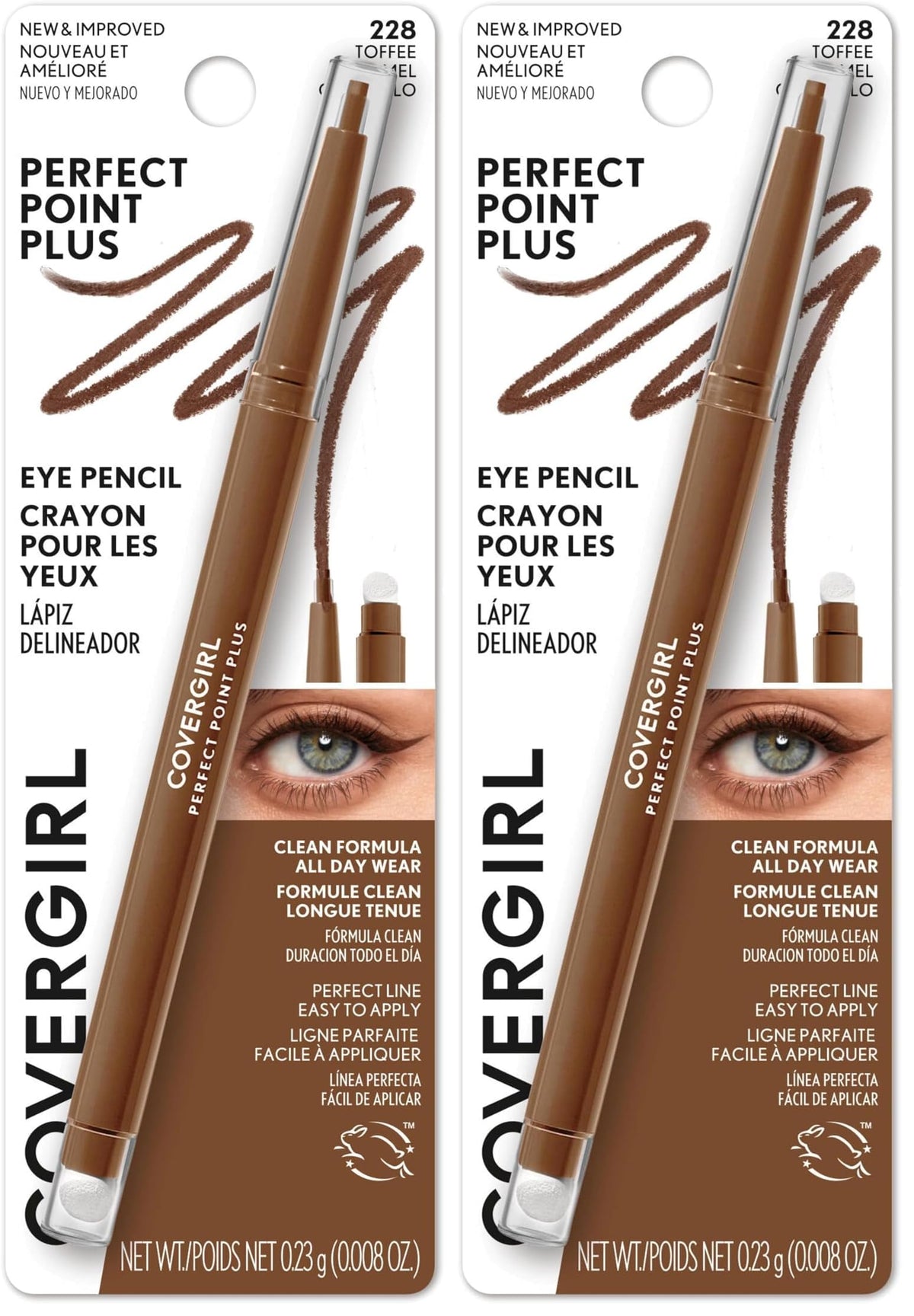 COVERGIRL Perfect Point PLUS Eyeliner Pencil, Espresso .008 oz. (0.23 mg) (Packaging may vary)