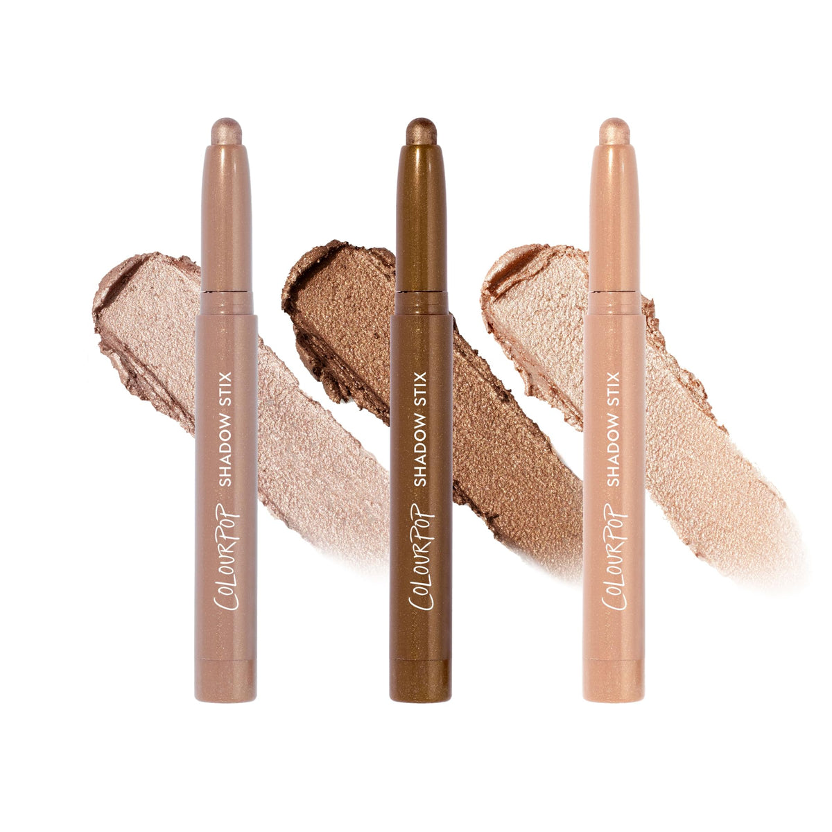 ColourPop Shadow Stix - Cream Eyeshadow Stick with Long-Lasting Color - Multi-Use Cream Makeup with a Built-In Sharpener & Precise Tip for Easy Application - Socialite (0.05 oz)