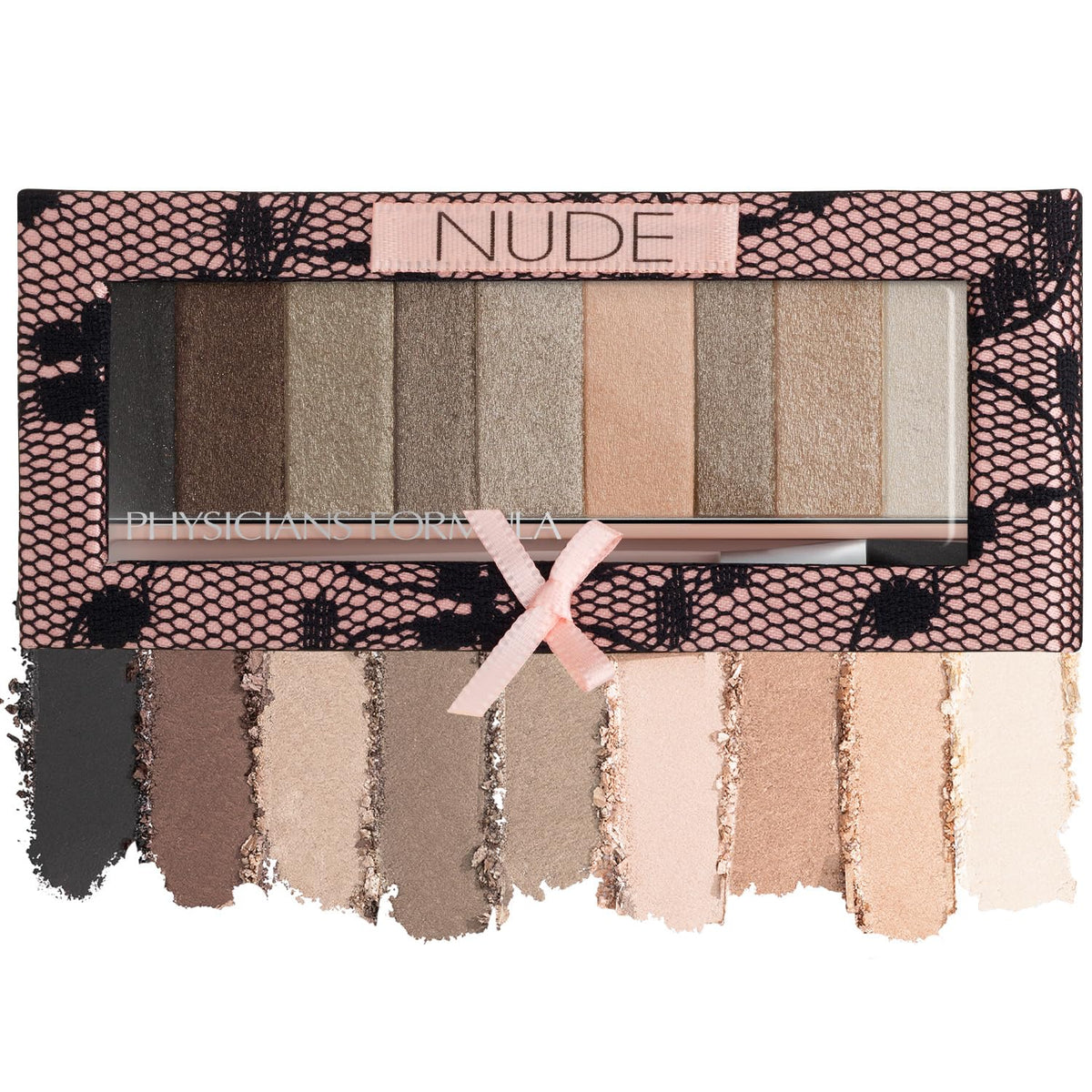 Physicians Formula Shimmer Strips Custom Eye-Enhancing Extreme Shimmer Shadow & Liner, Hypoallergenic Eyeshadow Palette with Reflective Liquid Powders – Nude Eyes