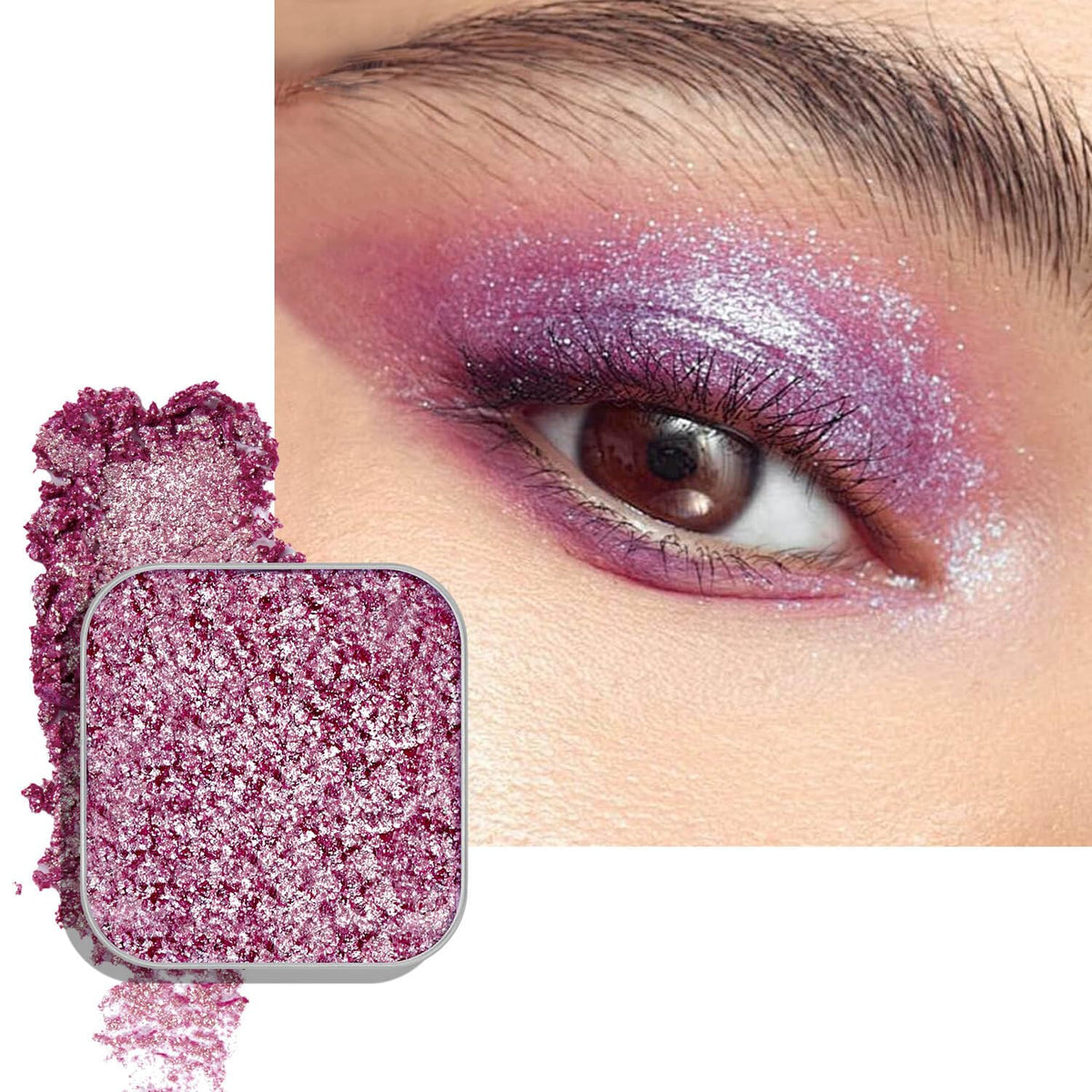 Chameleon Duochrome Eyeshadow, Plum Mauve with Blue-Green Shift