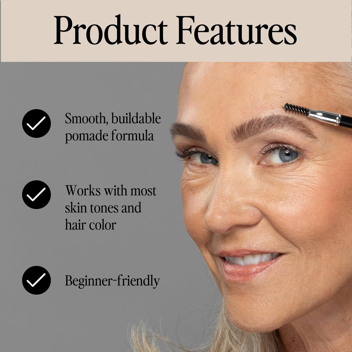 Billion Dollar Brows Universal Eyebrow Pencil Retractable Spoolie Liner