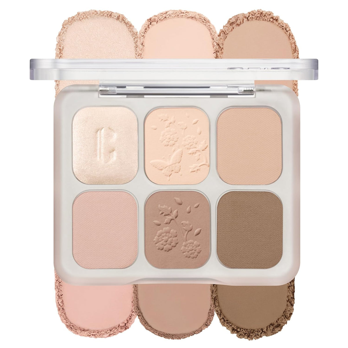 CLIO Muse Master Eyeshadow Palette, Korean Royal Heritage Edition, Baked Cream Powder Formula, Neutral Beige 6-Color with Matte & Shimmer for Daily Makeup, Safe for Sensitive Eyes (03 BEIGE ONE STEP)