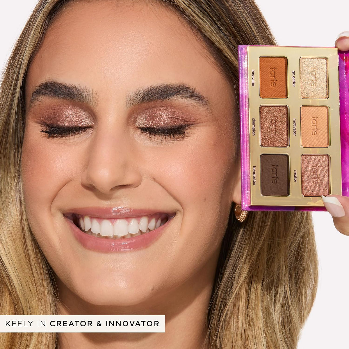 tarte tartelette in bloom mini Amazonian clay palette – Eyeshadow Palette with Shimmer & Matte Neutral Bronze Shades, Longwear Pigment, Blendable Lightweight Formula, Cruelty-Free