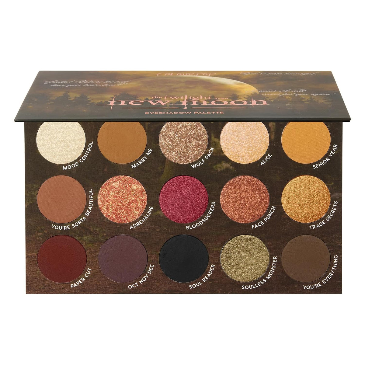 ColourPop x The Twilight Saga New Moon Eye Shadow Palette Makeup, 0.6 oz