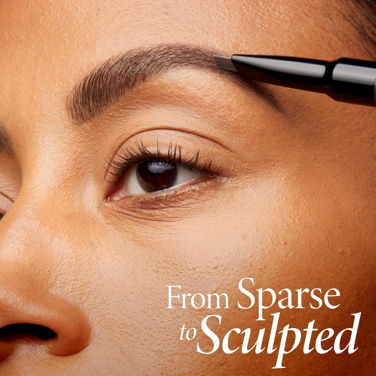 LAURA GELLER Sculpt-n-Stay 2-in-1 Eyebrow Pencil & Gel, Dark Brown
