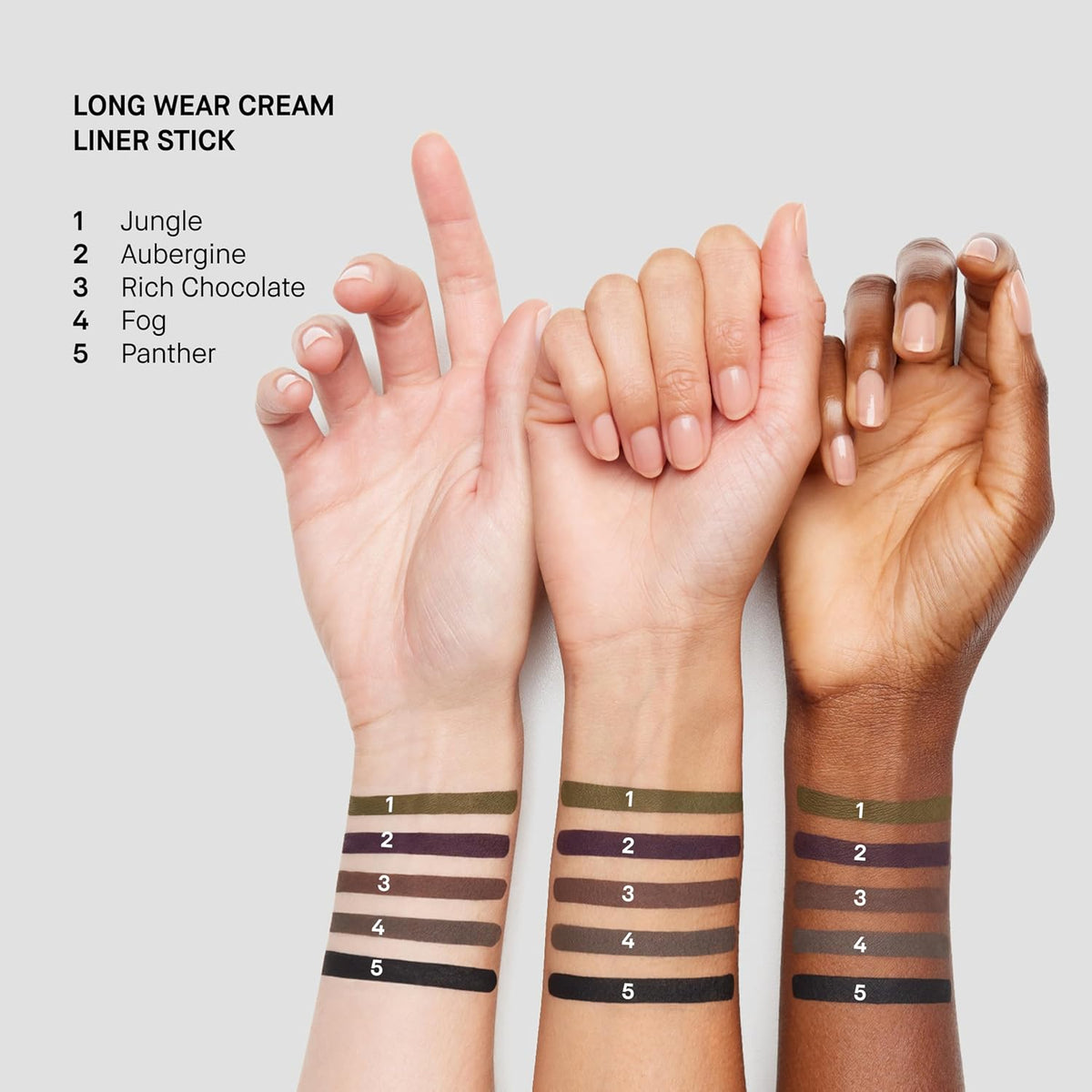 Bobbi Brown Long-Wear Cream Liner Stick | 24-Hour Waterproof, Smudge-Proof Eyeliner with Fine Tip and Built-In Sharpener | Creamy Matte Finish for Smokey Eye Makeup, 0.03 Ounce, Fog