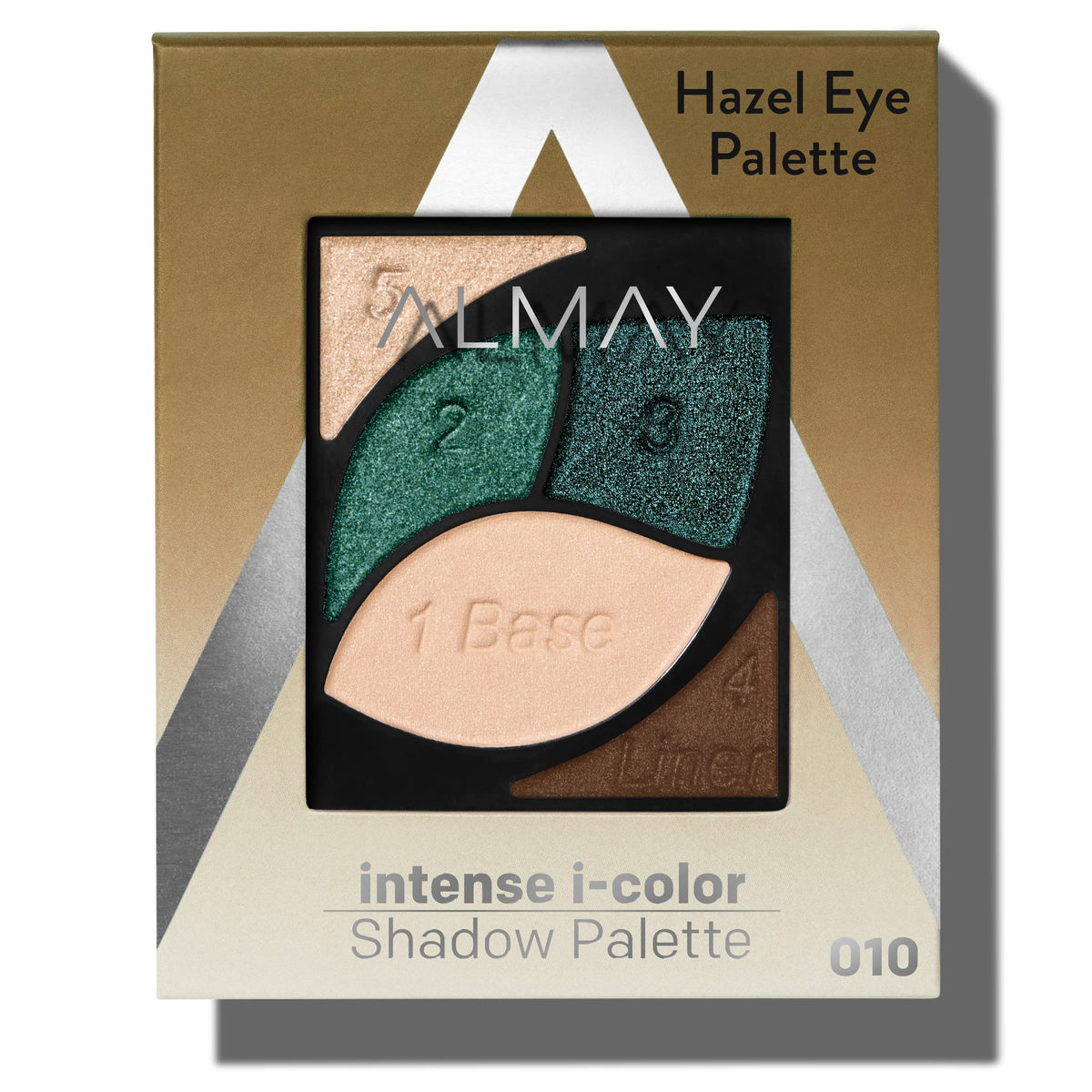 Almay Intense I-Color Enhancing Eyeshadow Palette, 010 Brown Eyes, 0.1 oz