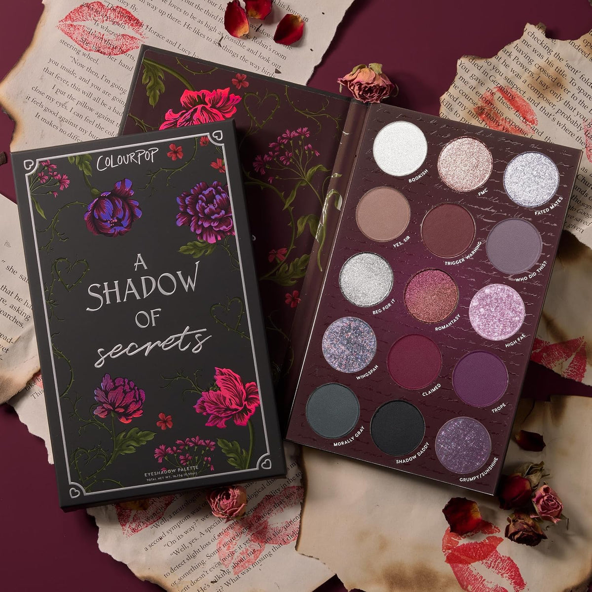 ColourPop A Shadow of Secrets Eyeshadow Palette, 15 Shades