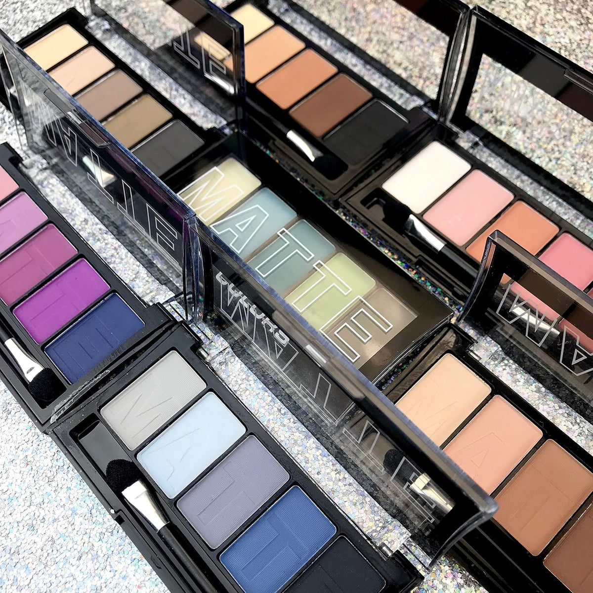 L.A. COLORS 5 Color Matte Eyeshadow, Purple Cashmere CEM473