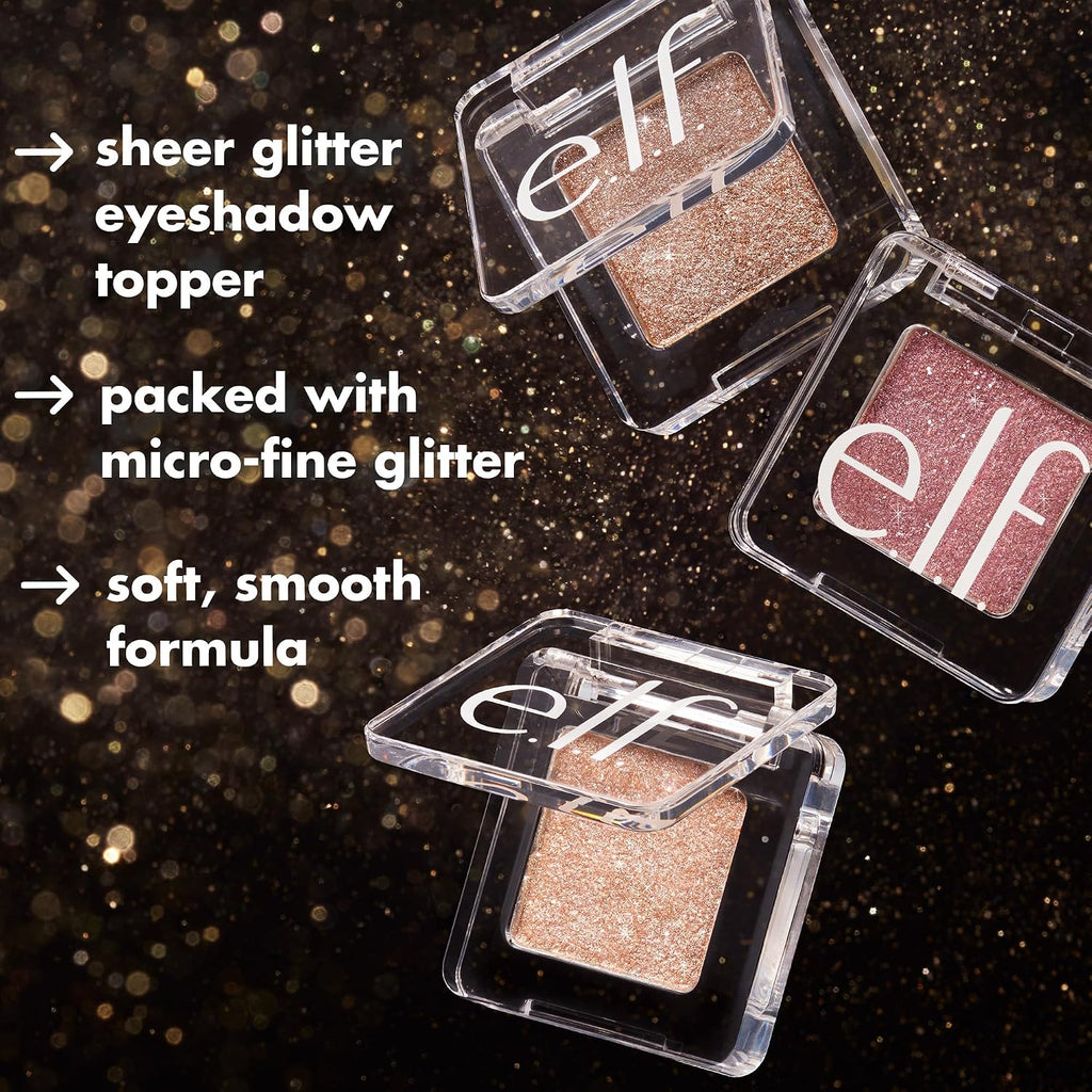 e.l.f. Fine As Fleck Glitter Eyeshadow, White Hot