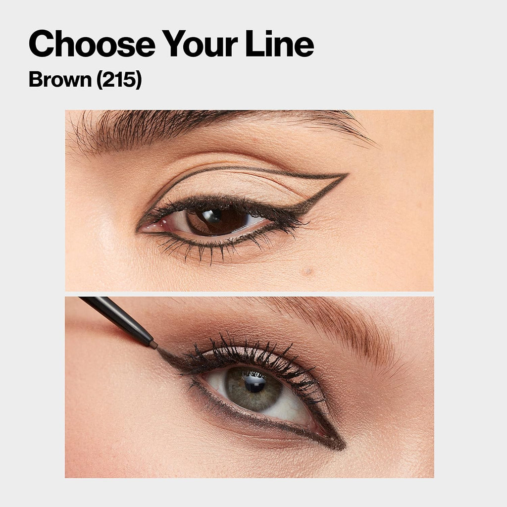 Revlon ColorStay Micro Hyper Precision Gel Eyeliner, 215 Brown, 0.002 oz