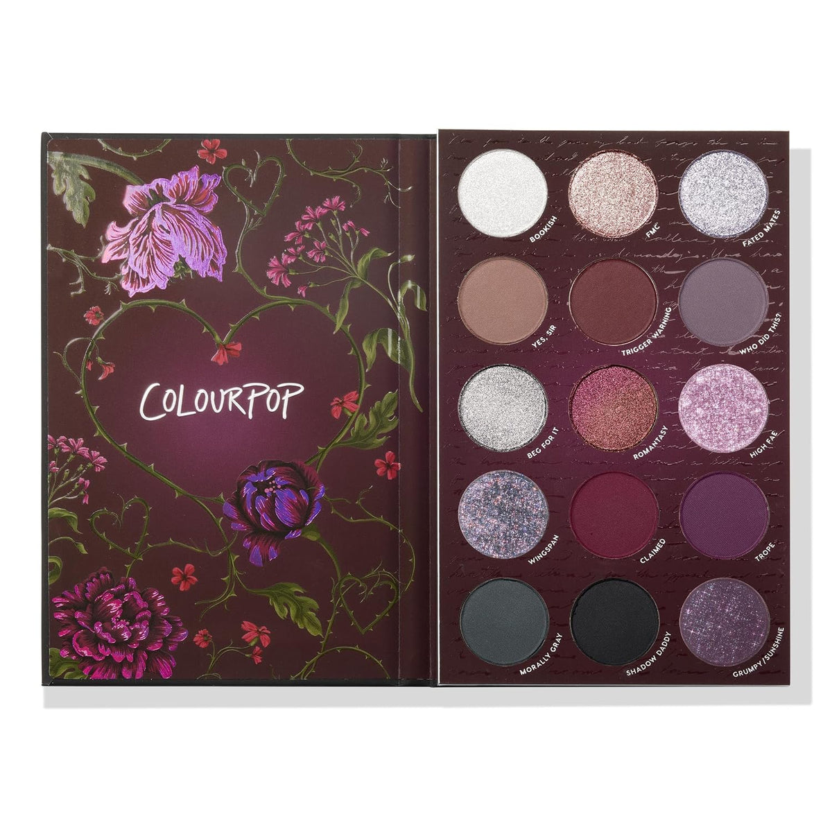 ColourPop A Shadow of Secrets Eyeshadow Palette, 15 Shades